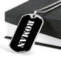 Roman v2 - Luxury Dog Tag Necklace