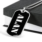 Alan v2 - Luxury Dog Tag Necklace