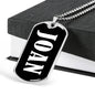Joan v02 - Luxury Dog Tag Necklace