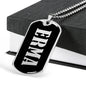 Erma v01s - Luxury Dog Tag Necklace
