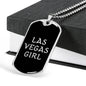Las Vegas Girl v3 - Luxury Dog Tag Necklace