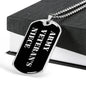 Army Veteran's Niece v2 - Luxury Dog Tag Necklace