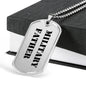 Military Father - Luxury Dog Tag Necklace