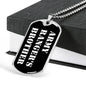 Army Ranger's Brother v3 - Luxury Dog Tag Necklace