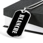 Blanche v02 - Luxury Dog Tag Necklace