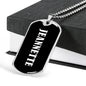 Jeannette v02 - Luxury Dog Tag Necklace