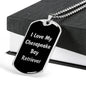 Love My Chesapeake Bay Retriever v5 - Luxury Dog Tag Necklace