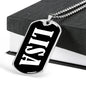 Lisa v02 - Luxury Dog Tag Necklace