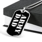 Army Dad v3 - Luxury Dog Tag Necklace