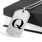 Initial Q v1a - Luxury Dog Tag Necklace