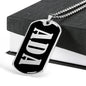 Ada v01s - Luxury Dog Tag Necklace