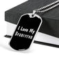 Love My Beauceron v2 - Luxury Dog Tag Necklace