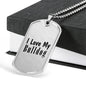 Love My Bulldog - Luxury Dog Tag Necklace
