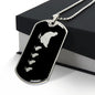 Mama Chicken With 4 Chicks v2 - Luxury Dog Tag Necklace