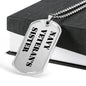 Navy Veteran's Sister - Luxury Dog Tag Necklace
