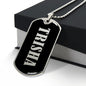 Trisha v02 - Luxury Dog Tag Necklace