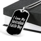 Love My Australian Cattle Dog v2 - Luxury Dog Tag Necklace