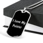 Love My Pointer v5 - Luxury Dog Tag Necklace
