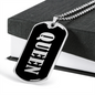 Queen v02 - Luxury Dog Tag Necklace