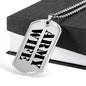 Army Wife - Luxury Dog Tag Necklace