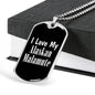 Love My Alaskan Malamute v2 - Luxury Dog Tag Necklace