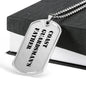 Coast Guardsman's Father - Luxury Dog Tag Necklace