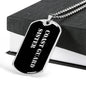 Coast Guard Sister v2 - Luxury Dog Tag Necklace