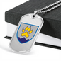 15th Mountain Assault Battalion (Ukraine) - Luxury Dog Tag Necklace