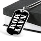 Navy Mom v3 - Luxury Dog Tag Necklace