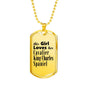 Cavalier King Charles Spaniel - 18k Gold Finished Luxury Dog Tag Necklace
