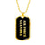 Air Force Grandma v2 - 18k Gold Finished Luxury Dog Tag Necklace