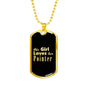 Pointer v2 - 18k Gold Finished Luxury Dog Tag Necklace