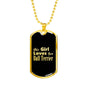 Bull Terrier v2 - 18k Gold Finished Luxury Dog Tag Necklace