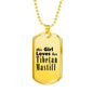 Tibetan Mastiff - 18k Gold Finished Luxury Dog Tag Necklace
