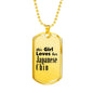 Japanese Chin - 18k Gold Finished Luxury Dog Tag Necklace