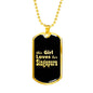 Singapura v2 - 18k Gold Finished Luxury Dog Tag Necklace