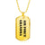Air Force Grandma - 18k Gold Finished Luxury Dog Tag Necklace