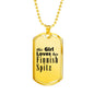 Finnish Spitz - 18k Gold Finished Luxury Dog Tag Necklace
