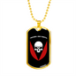 72nd Mechanized Brigade (Ukraine) v3 - 18k Gold Finished Luxury Dog Tag Necklace