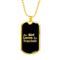 Weimardoodle v2 - 18k Gold Finished Luxury Dog Tag Necklace