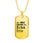 Bichon Frise - 18k Gold Finished Luxury Dog Tag Necklace