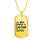 Lakeland Terrier - 18k Gold Finished Luxury Dog Tag Necklace