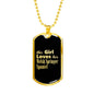 Welsh Springer Spaniel v2 - 18k Gold Finished Luxury Dog Tag Necklace