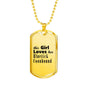 Bluetick Coonhound - 18k Gold Finished Luxury Dog Tag Necklace