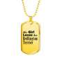 Bedlington Terrier - 18k Gold Finished Luxury Dog Tag Necklace