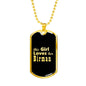 Birman v2 - 18k Gold Finished Luxury Dog Tag Necklace