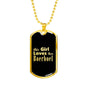 Boerboel v2 - 18k Gold Finished Luxury Dog Tag Necklace