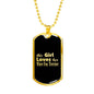 Wire Fox Terrier v2 - 18k Gold Finished Luxury Dog Tag Necklace