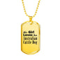 Australian Cattle Dog - 18k Gold Finished Luxury Dog Tag Necklace