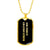Air Force Grandfather v2 - 18k Gold Finished Luxury Dog Tag Necklace